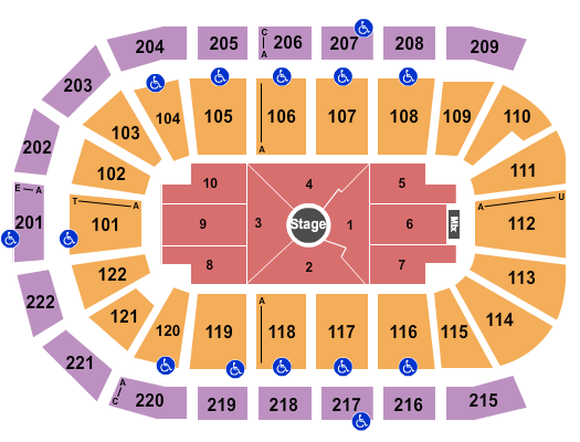 Huntington Center Nate Bargatze Seating Chart